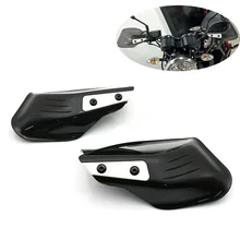 Ручка Бар кисточки Handguard протектор защиты Пластик 22 мм черный Гонки велосипед ямы Улица мотоцикл