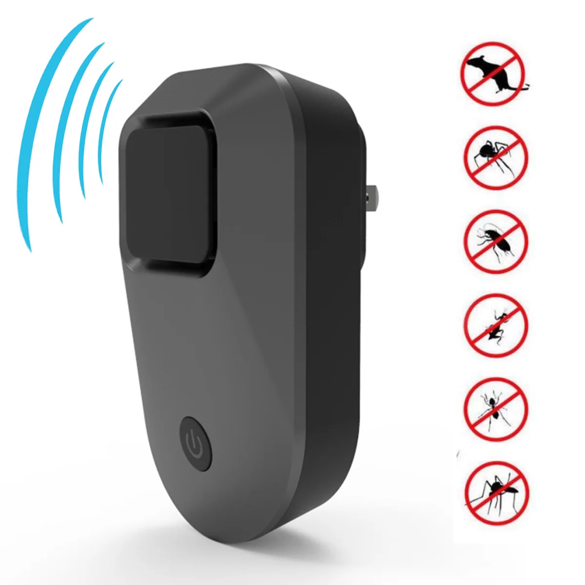 Pest Control Ultrasonic Simulated Bionic Frequency Electromagnetic Wave Repeller Rat Rejection Insect | Дом и сад
