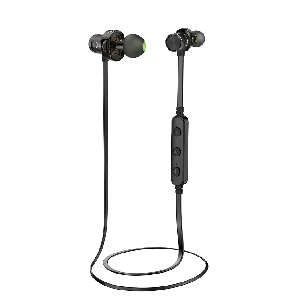 Беспроводные наушники docooler S2 с двойным динамическим драйвером Bluetooth 4 2