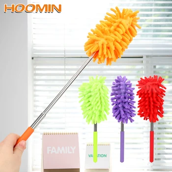 

HOOMIN Dusters Scrub Cleanning Brush Home Car Cleaner Telescopic Dust Remover Washing Tool