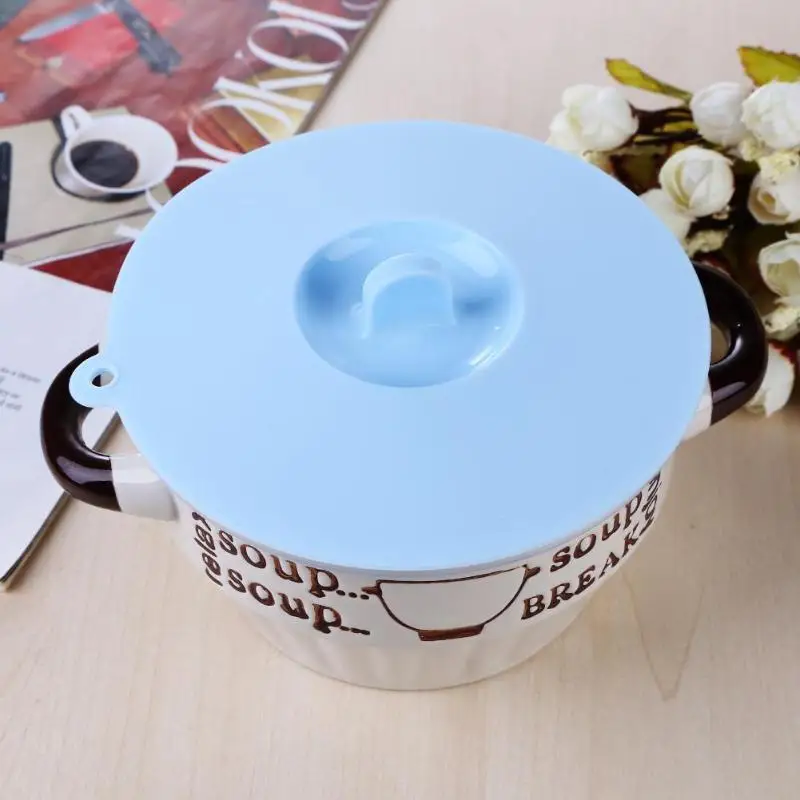 

Silicone Cup Lid Reusable Anti-dust Leakproof Insulation Bowl Cup Cover Suction Sealing Coffee Cup Lid Caps Thermal Insulation