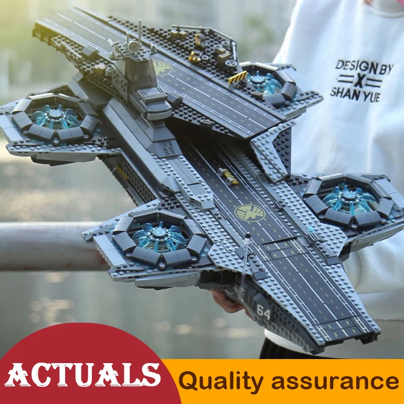 

07043 The Shield Helicarrier Super Heroes Aircraft Carrier Building Blocks Figures Model Bricks Compatible with Lego 76042