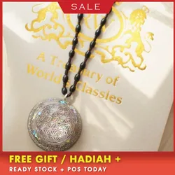 AURAREIKI Flower Of Life Orgonite Energy Pendant Austrian Energy Pendant Transform Negative Energy Big Satellite Necklace Gift AURAREIKI Flower Of Life Orgonite Energy Pendant Austrian Energy Pendant Transform Negative Energy Big Satellite Necklace Gift