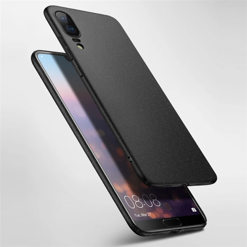Мини ТПУ песчаник матовая задняя крышка для Huawei P Smart P20 P30 Pro P9 Lite противоударный