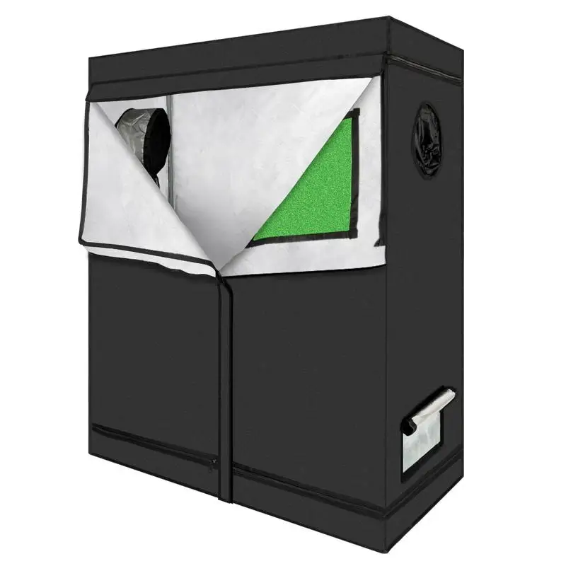 

120 X 60 X 150cm Home Use Dismountable Hydroponic Plant Growing Tent With Window Green House Garden Supplies
