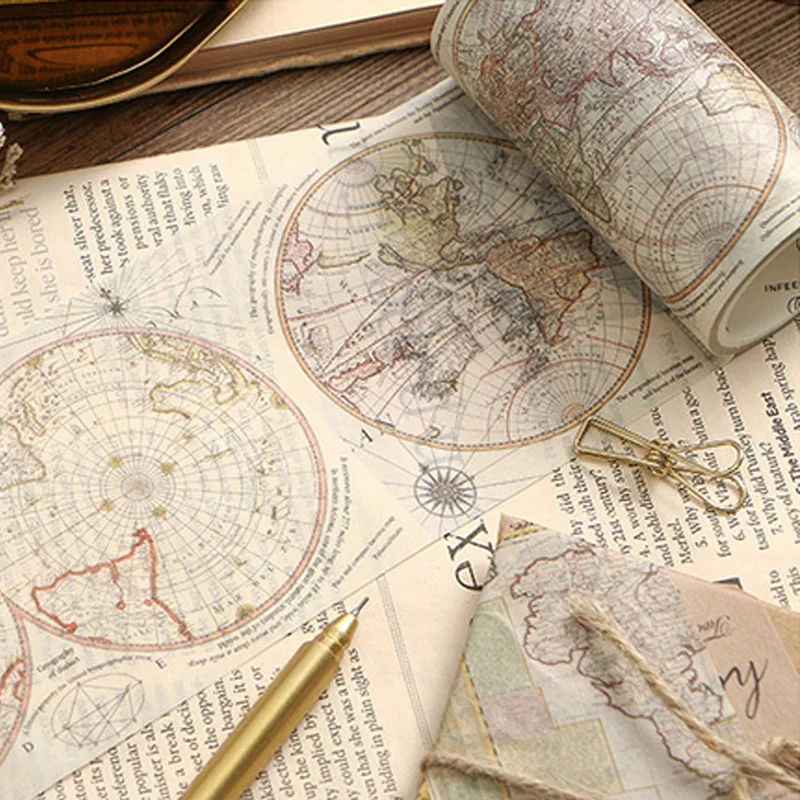 

Beautiful song of traveller Cute w34 for Masking Scrapbooking adheisive Stikcer Creative Adhesive Decoration Washi Tape