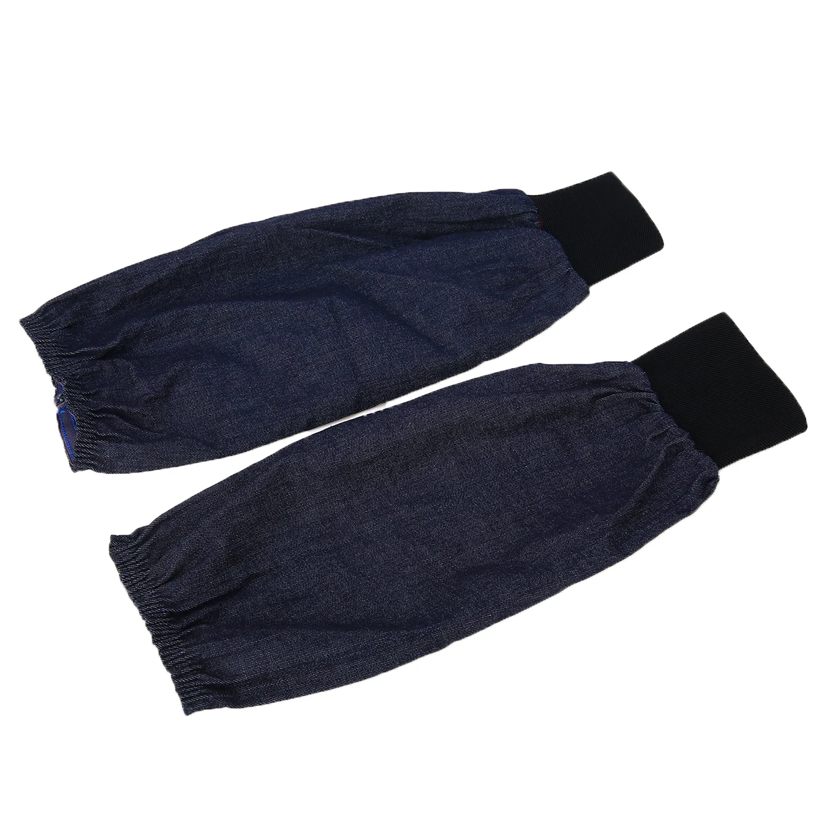 

1 Pair Welding Protection Sleeves Denim Blue Welding Lengthen Arm Sleeves Denim Working Cutting Resistant Heat Protective