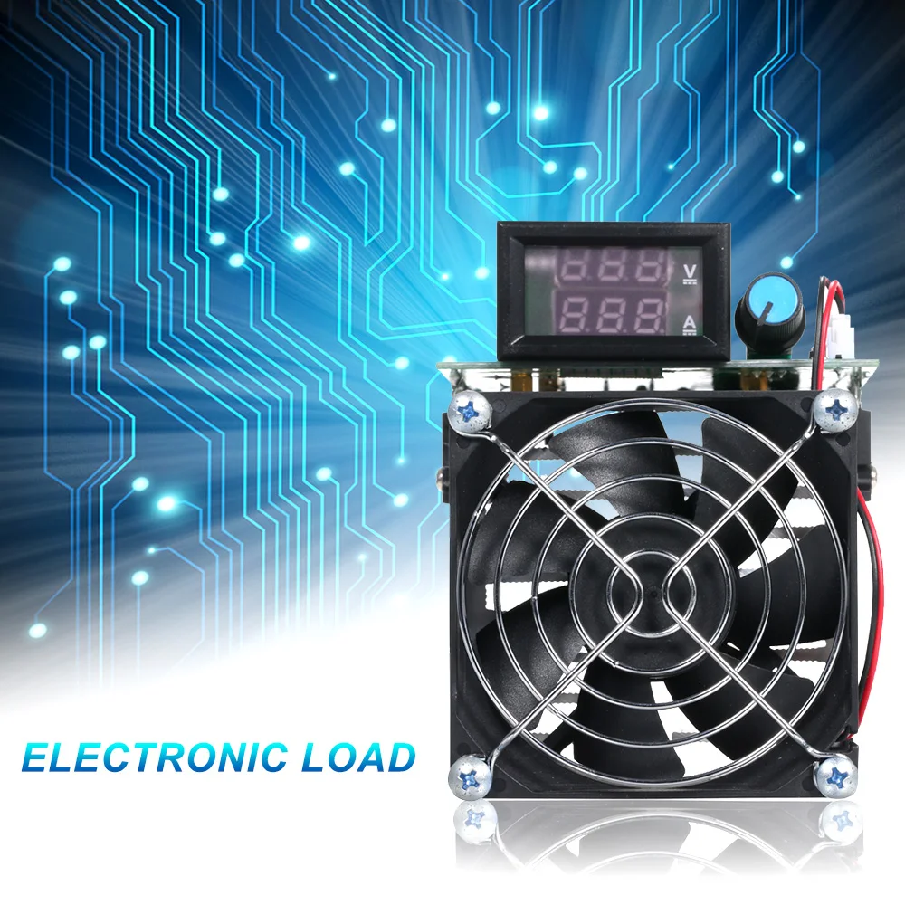 

250W Electronic Load Battery Capacity Tester Testing Module Discharge Board Burn-in Module
