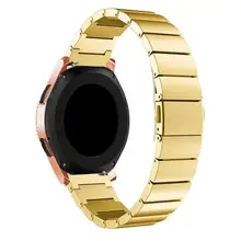 Замена Нержавеющая сталь умный ремешок для часов наручных для samsung Galaxy Watch 42 мм для Garmin Forerunner 645/Xiaomi Huami молодежи