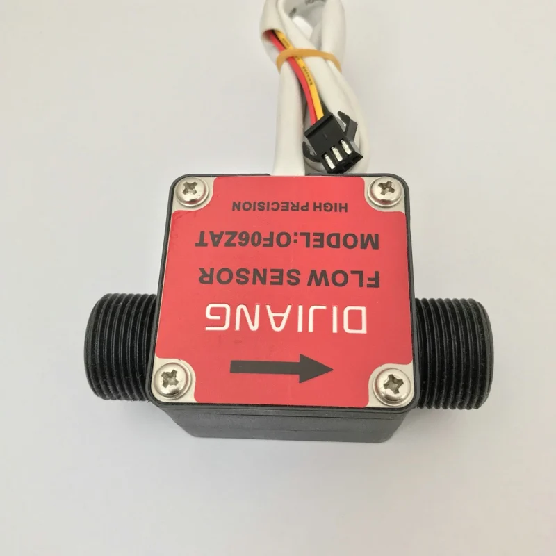 

OF06ZAT BSP 3/4" Gear Oil Flow Sensor for Milk Honey Beer Lubricant Oil Petrol Gasoline 2-55LPM iSentrol Sensor