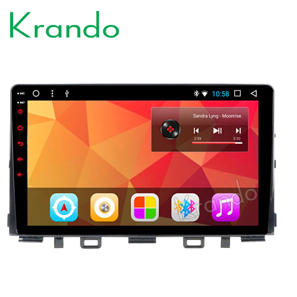 Автомобильная Мультимедийная система Krando полносенсорная IPS Android 8 1 9 дюймов для KIA