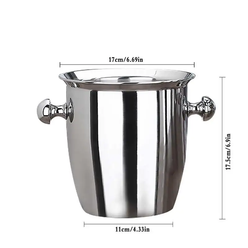 2L/3L нержавеющая сталь утолщенная коробка охладителя для красного вина ведро