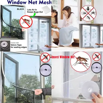 

2019 Newest Insect Fly Screen Curtain Mesh Bug Mosquito Netting Door Window Protector