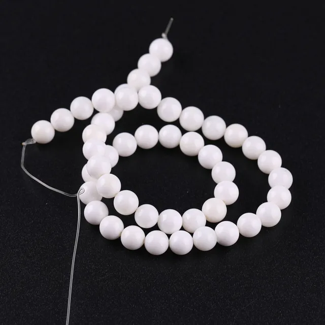 Diy Jewelry Accessories White Stone Beads Pure Stones Diy Jewelry Accessories White Stone Beads Pure Stones Bracelets Bracelet Necklace Chain Materials