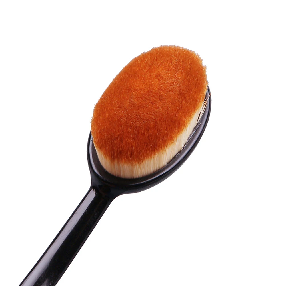 Women Makeup Brushes Soft Oval Cosmetic Makeup Toothbrush Pro Blush Face Powder Foundation Brush Makeup Tool