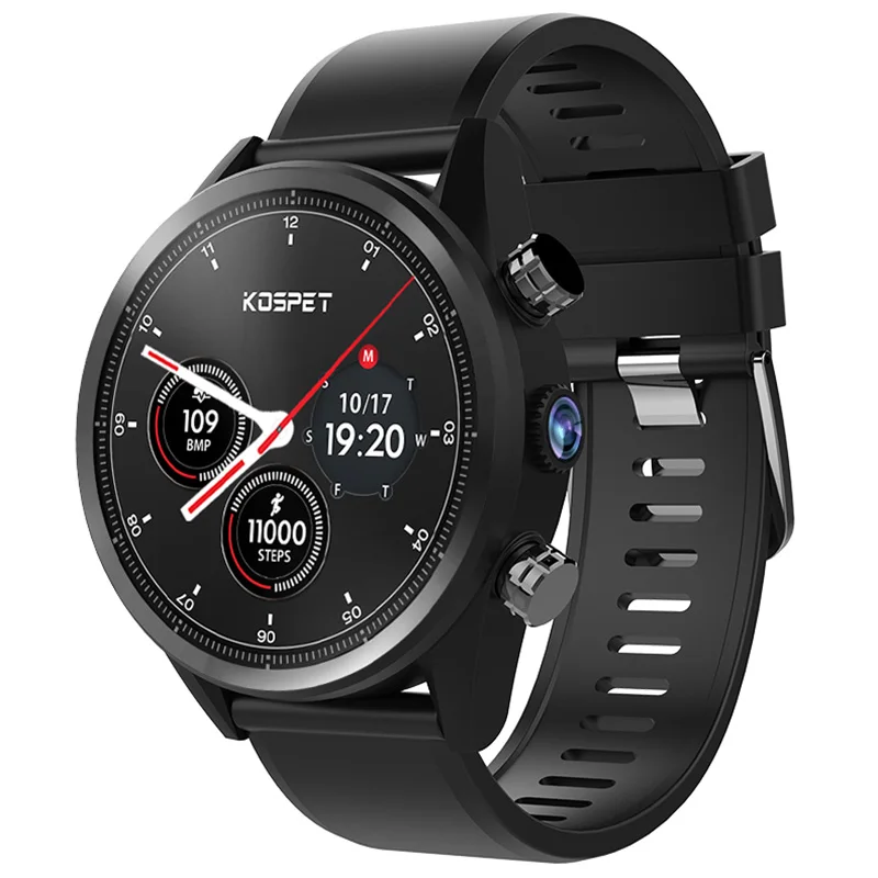 Kospet надеюсь Lite 4G LTE Smartwatch телефон 1,39 дюйма AMOLED Android 7,1 MTK6739 4 ядра 3g/32G памяти IP67 Водонепроницаемый 0.8MP объектива