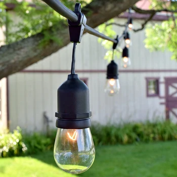 

10m 10 Leds Warm White Retro Edison Bulb String Lights Outdoor Waterproof Garland For Party Wedding Backyard Garden Decoration