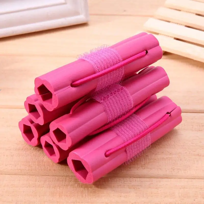 New Fashion 6pcs Magic Foam Sponge Hair Curler DIY Wavy Hair Travel Home Use Soft Hair Curler Rollers Styling Tools New Fashion 6pcs Magic Foam Sponge Hair Curler DIY Wavy Hair Travel Home Use Soft Hair Curler Rollers Styling Tools