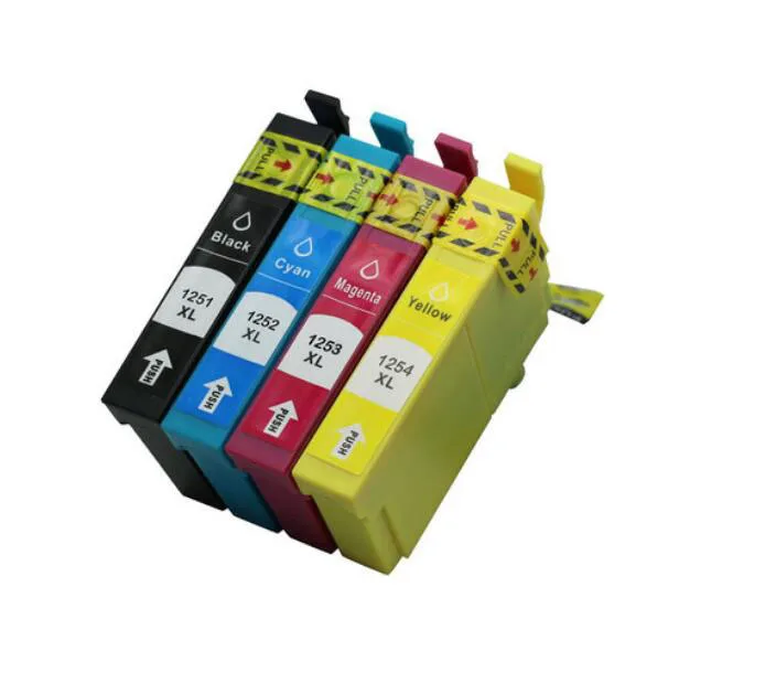 

Vilaxh 4pcs T1251 -T1254 Ink Cartridges Replacement For Epson Stylus NX125 NX127 NX130 NX230 NX420 NX530 Workforce 320 330