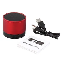 Полностью красная Bluetooth Колонка стерео динамик чехол 10m x TF MP3 MP4 PC