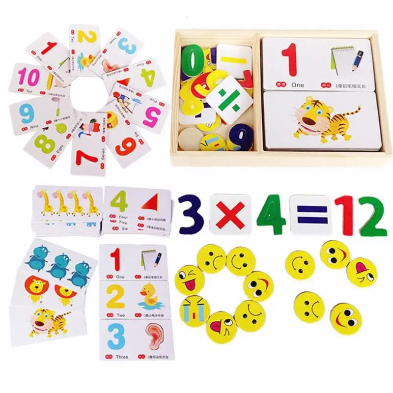 Cartoon Wood Math Toy Baby Learning Number Cards Cognitive Kid Early Educational Toy Learning Education for Baby Toys
Cartoon Wood Math Toy Baby Learning Number Cards Cognitive Kid Early Educational Toy Learning Education for Baby Toys