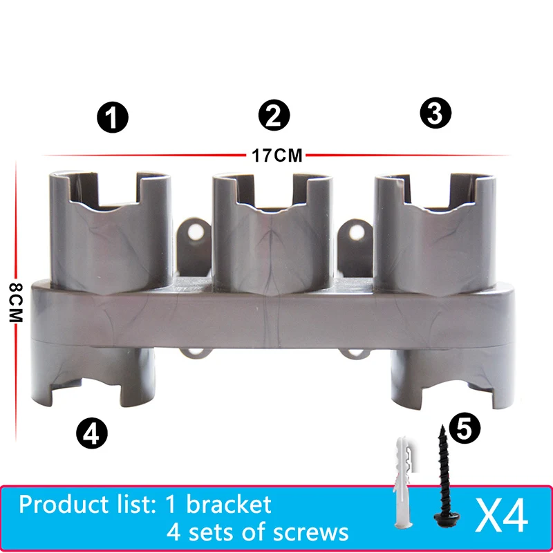 

Vacuum Cleaner Attachments Holder Storage Rack Set For Dyson V7 V8 V10 PRACTICAL