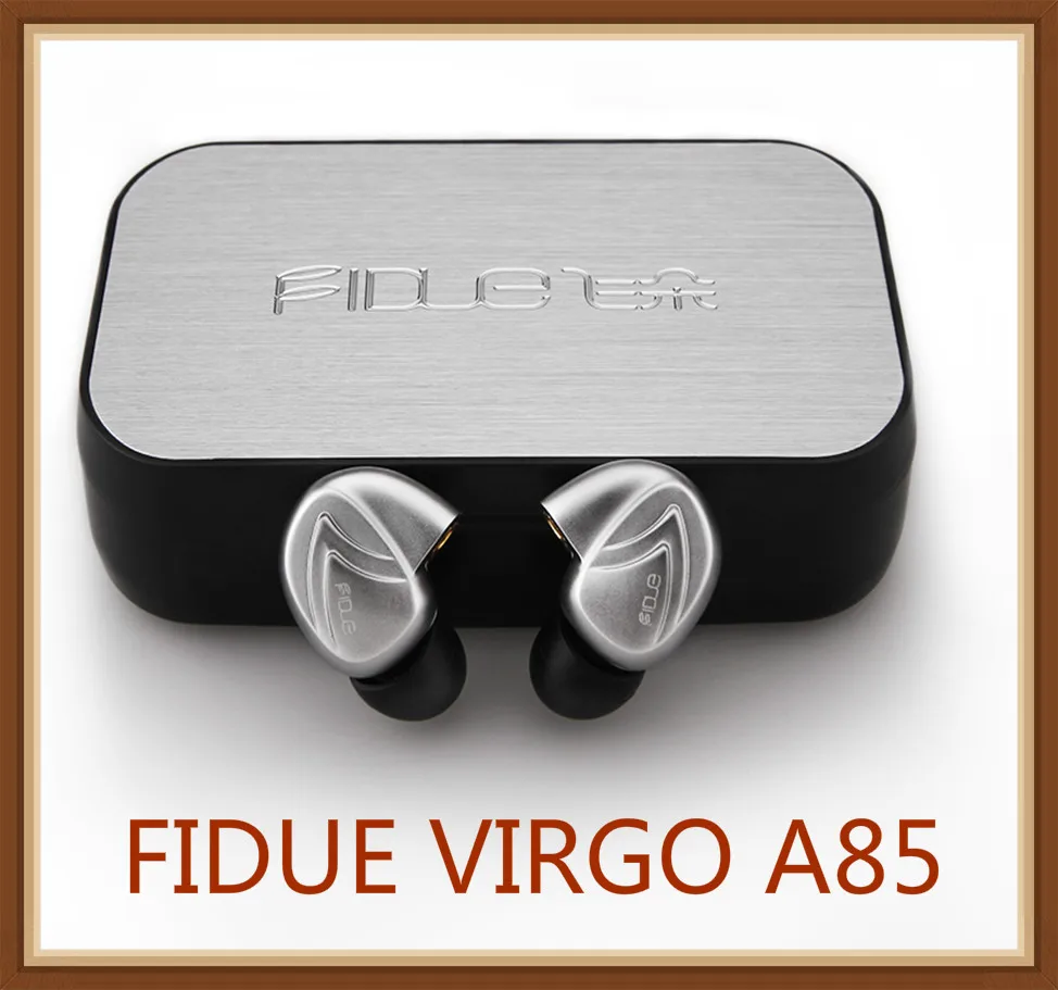 FIDUE VIRGO A85 2 Balanced Armature Dyanmic Driver 2BA 1DD Hybrid Audiophile MMCX In ear Monitor DJ Hifi Music Metal Earphones