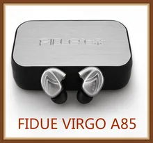 FIDUE VIRGO A85 2 Balanced Armature Dyanmic Driver 2BA 1DD Hybrid Audiophile MMCX In ear Monitor DJ Hifi Music Metal Earphones