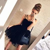 Women Vintage Lace Patchwork Tutu Lace Party Dress Ladies Sleeveless V Neck Elegant Dress 2022 New Fashion Women Dress ► Photo 1/4