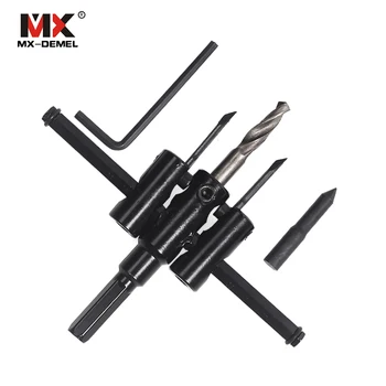 

1set Drill Bits DIY Screw Extractor Drill Bits Handy Adjustable Metal Circle Hole Saw Drill Bit Cutter Kit Tools