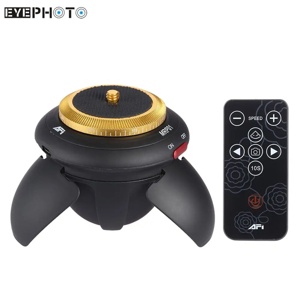 AFI MRP01 Mini Electric Panorama Head Tripod for Selfie Stick Smartphones GoPro Action Camera Pocket SLR | Электроника