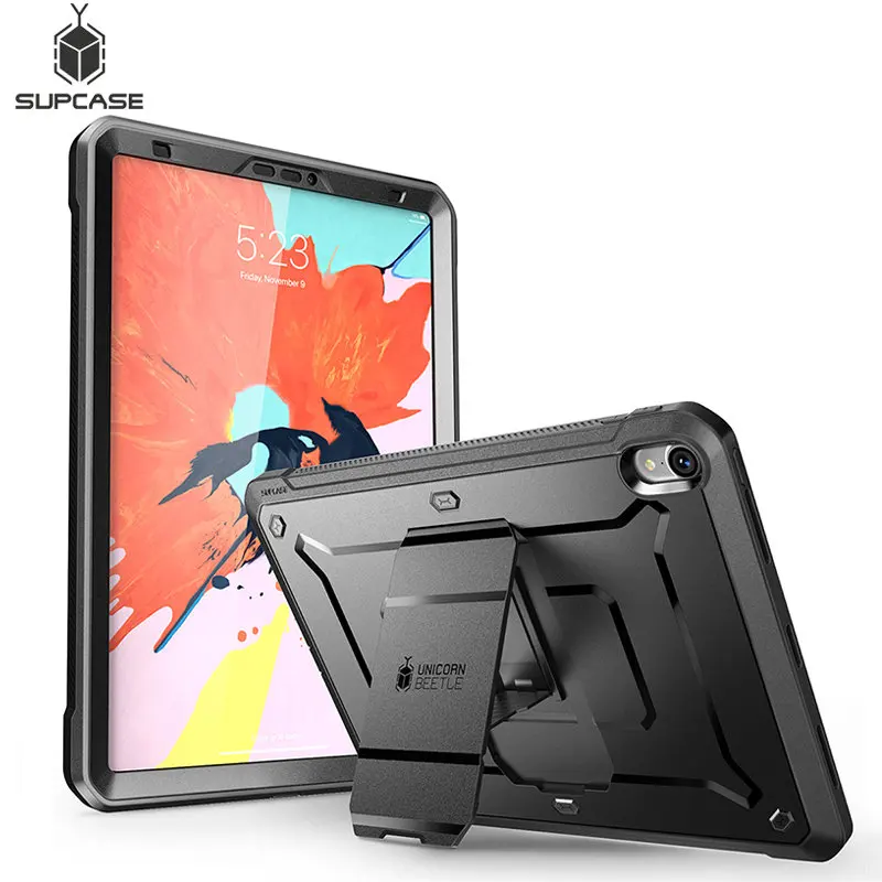 

Чехол для iPad Pro 11 (2018) чехол для SUP чехол UB PRO полноразмерный прочный Чехол со встроенным протектором экрана, не совместим с Apple Pencil