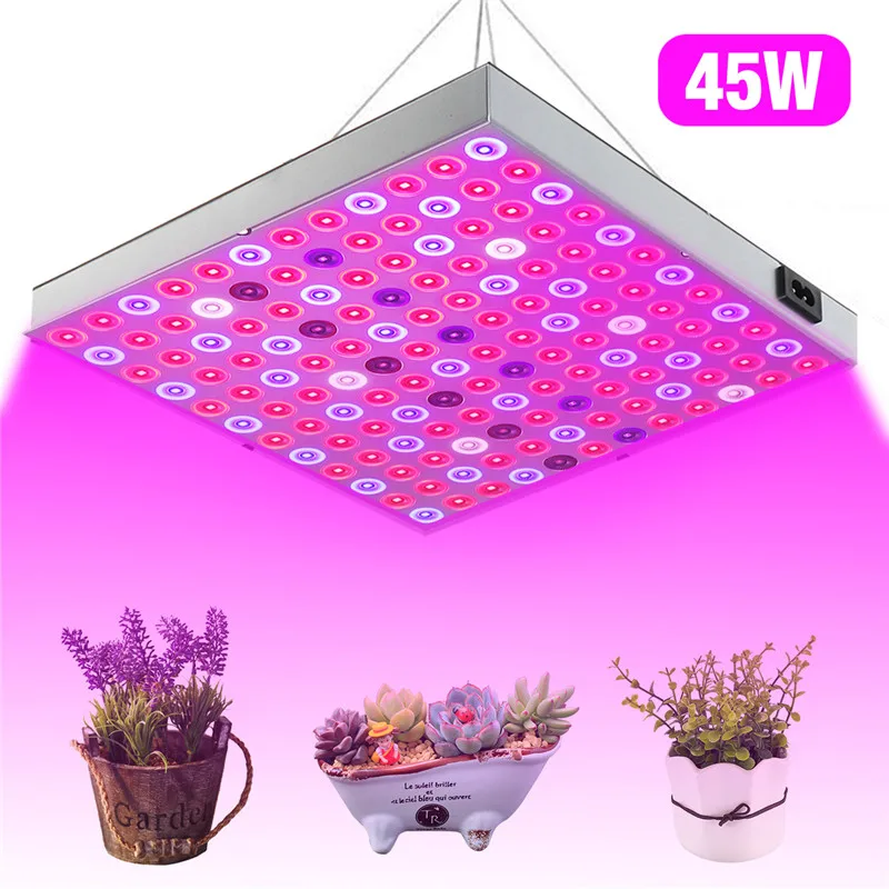 Светодиодный светать полный спектр 25/45 W для домашняя игровая палатка Теплицы гидропоники Светодиодная лампа для посева, Всхожесть