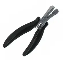 Черные ручки щипцы для вытягивания волос Chromeplate Зажигалка без ржавчины щипцы для волос для домашнего салона