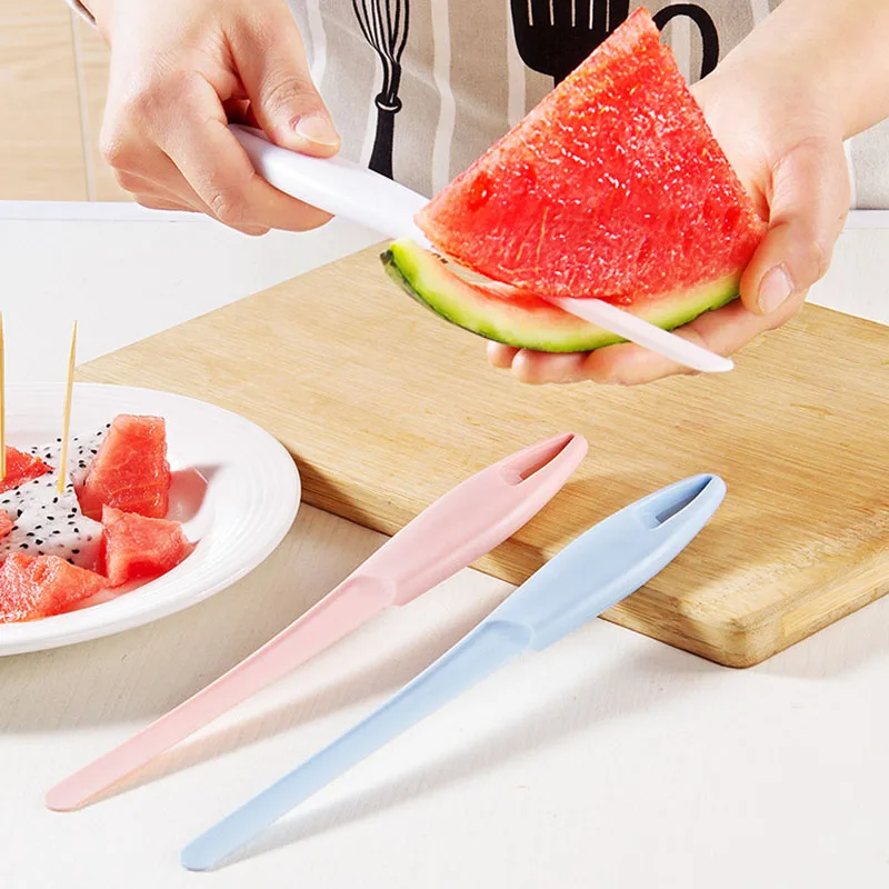 

Fruit Salad Tools Random Color Watermelon Peeler Kitchen Gadget Vegetable Slicer Fruit Knife 1Pcs Portable Multifunction