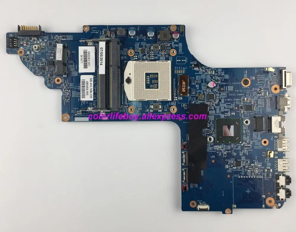 

Genuine 682043-501 682043-001 682043-601 48.4ST04.021 HM77 Laptop Motherboard Mainboard for HP DV7 DV7T Series NoteBook PC