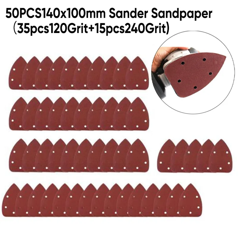 50pcs/Set Sandpaper 120/240Grits Mouse Detailing Rotary Sanding Discs Sander Pad Accessories | Инструменты
