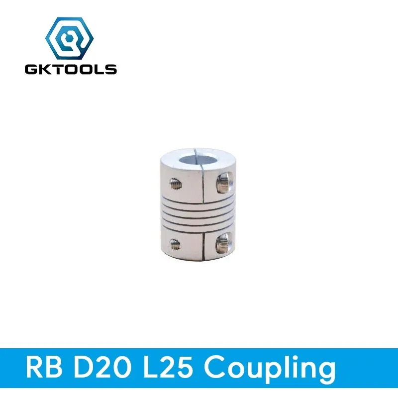 RB Aluminum Alloy Clamping Coupling Winding Elastic Motor Screw D20L25 Part2 | Инструменты