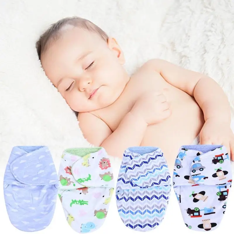 

Soft Warm Baby Sleeping Bag Double Layer Short Plush Baby Clothes Sleeping Bag Newborn Quilt Blanket Swaddle Wrap For Newborn