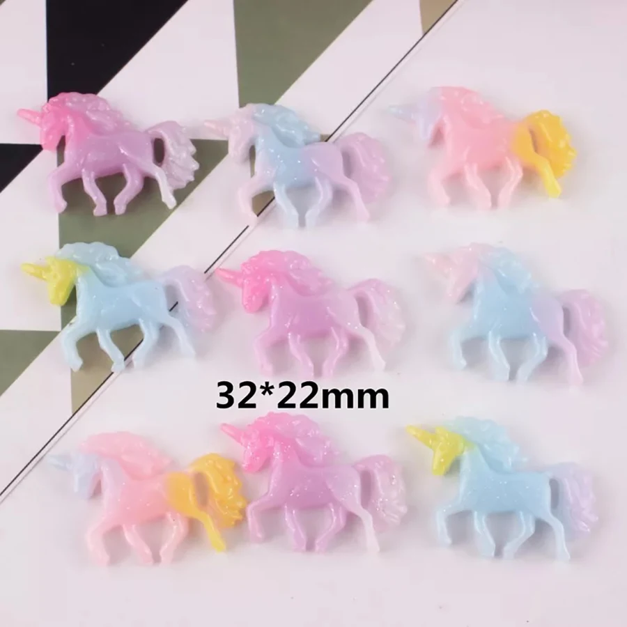 

10pcs/lot Horse flat back planar resin DIY resin cabochons accessories