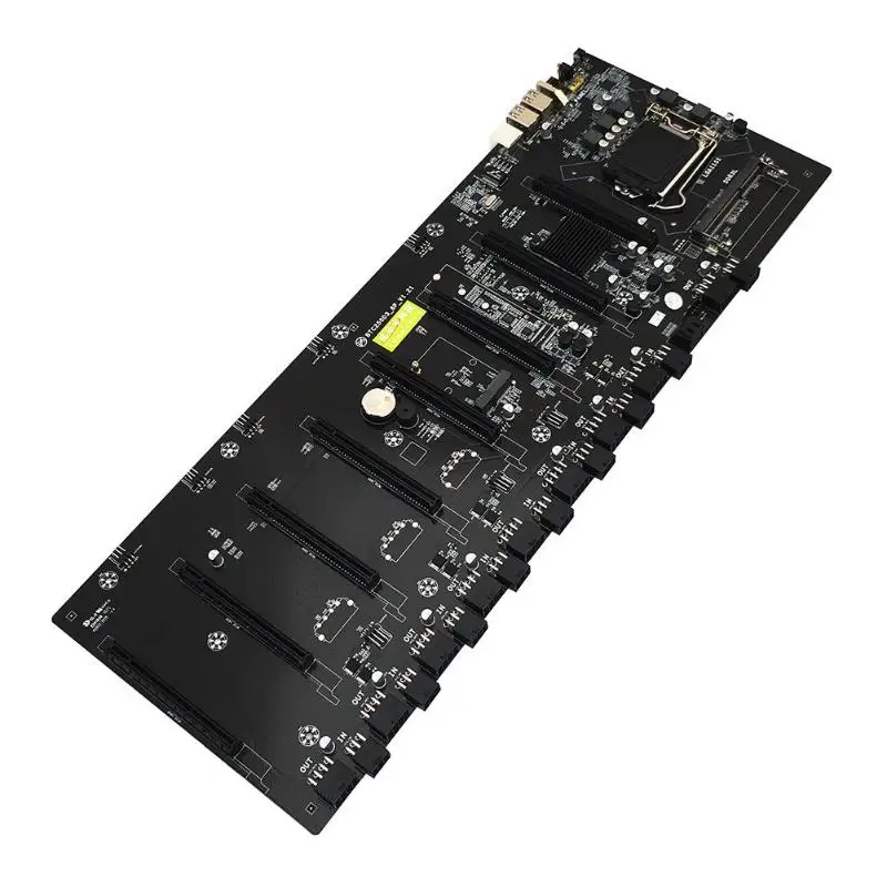 

VAKIND B250 BTC Mining Motherboard RTL8111F CPU 8 Card DDR3 Memory LGA1511 Expansion Adapter Desktop Computer Motherboard