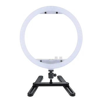 

14" RGB Multicolor LED Ring Light 240pcs LEDs Stepless Lighting Fill Light Lamp for Selfie Makeup Camera Phone Video Shooting