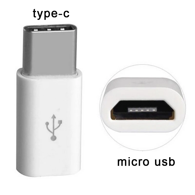 

Mini Converter Type C To Micro Usb Jack Adapter For Phone Support Charging Transmission Type-C Splitter Wide Compatibility