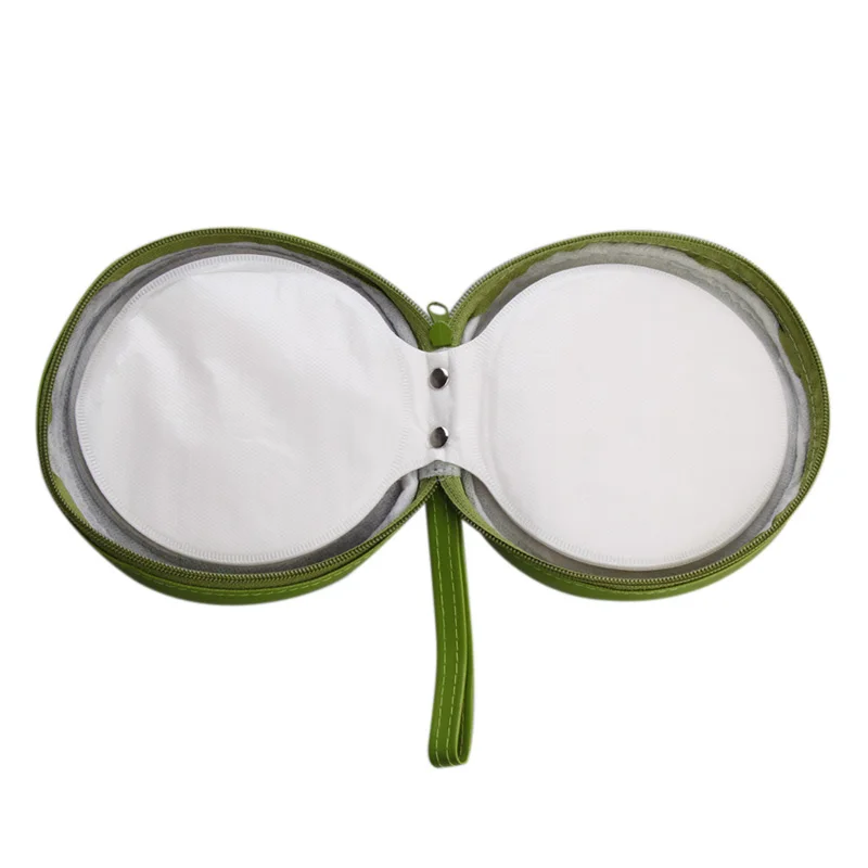 

LEORY 24pcs Disc DVD Storage Case Holder Carry Portable Watermelon Pattern CD Case Organizer Sleeve Wallet Cover Bag Box