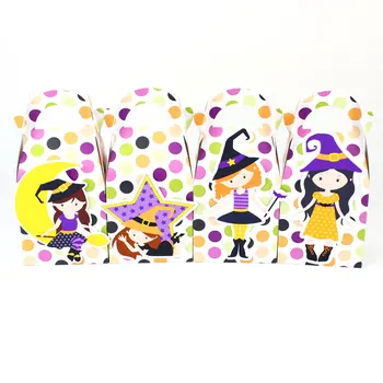 

Cute Little Witches Favor Box Candy Box Gift Box Cupcake Box Boy Kids Birthday Party Supplies Decoration Event Party Supplies