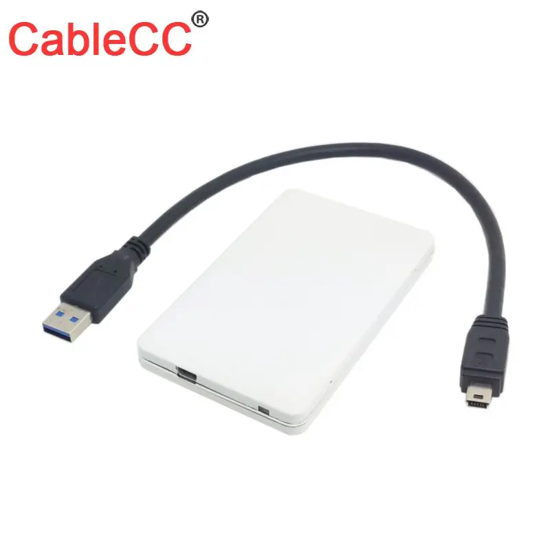 

Cablecc CY Black 1.8 inch Micro sata 16pin 7+9 SSD to USB 3.0 External Hard Disk Enclosure for Laptop & PC & Mac book