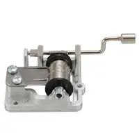 Mini Hand Cranking Music Movement DIY Music Box Decorative Collectibles Music Mechanical Music Box Hand Crank Music Box 2