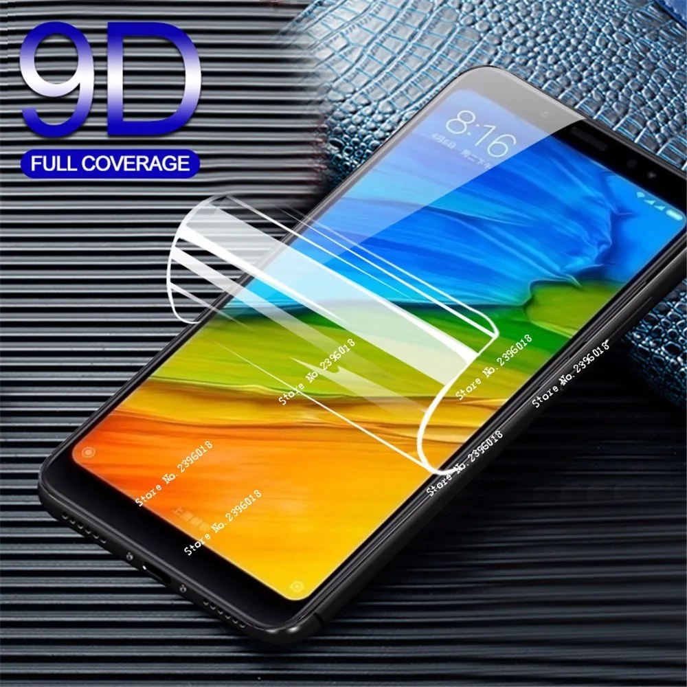 Защитная пленка 9D для экрана Xiaomi Mi 9 9SE Mix 3 2s усиленная Гидрогелевая Redmi 7 5A 5 Note Pro