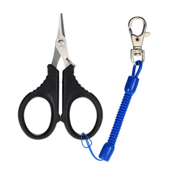 

Lixada Small Fishing Scissors Line Cutter Cutting Fishing Lures Stainless Steel Fishing Accessary