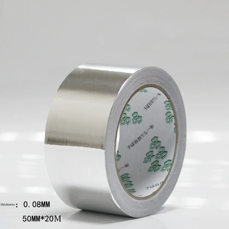 

Industrial tin foil heat insulation Waterproof aluminum foil tape 50mm*20m